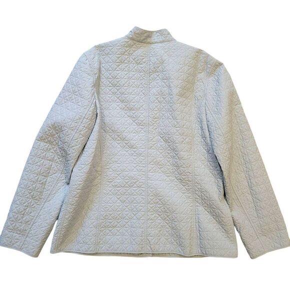 Talbots Jacket Women's 14 Large Mint Green Vintage Quilted Lightweight Winter - Picture 2 of 4